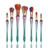 New Unicorn Rainbow Makeup Brushes eyeshadow Foundation outline Mix together Superior quality Makeup tools