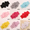 9 Color Kids Baby flower bowknot Headbands Girls Cute Bow Hair Band Infant Lovely Headwrap Children Bowknot Elastic Accessories