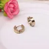 10pair Fashion Vintage Simple Rvs Stud Ear gesp voor vrouwen / man eenvoudige persoonlijkheid sieraden cadeau