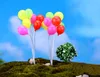 50 sztuk Bezpłatne przesyłanie Mini Balon Bajkowy Ogród Dekoracyjne Rzeczy Sztuczne Żywicy Miniatury Akcesoria do Wróżka Garden Decor
