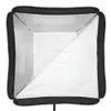 Freeshipping Ajustable Flash Softbox 32" * 32" 80cm * 80cm + S type Bracket Mount Kit for Flash Speedlite Studio Shooting