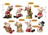 Christmas żywicy rzemiosło natura miniaturowy mikro krajobraz miniatury do dekoracji ozdoby Kawaii Cabochons 10 sztuk / zestaw