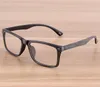 Klare Linse Holzdruck Brille Männer Frauen Optische Vollformat Vintage Retro Myopie Brillen 10 teile/los Kostenloser Versand