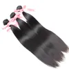 greatremy小売の未処理ブラジルの髪の束の絹のようなストレート人間の髪の伸び3pcs 8 "~30"レミー人間の髪の毛織り