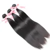 Greatremy Retail Obehandlat brasilianska hårbunt Silky raka mänskliga hårförlängningar 3st 8 "~ 30" REMY Human Hair Weave Weft Drop Shipping