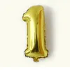 32 pollici oro argento numero stagnola palloncini cifre aria ballons buon compleanno decorazione di nozze lettera palloncino rifornimenti del partito evento