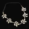 Europese stijl mode olijftak haaraccessoires mooie ketting elastische goud blad haarband hoofdband voor elegante vrouwen DHF060