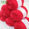 Sale Lot of 6 balls x 50g Cashmere Silk velvet Children Yarn Really Red 18-28