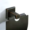 Free shipping New style black bathroom pendant/Black Bronze square Toilet paper Holder, bathroom pendant, paper towel rack