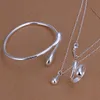 Women039S Sterling Silver Jewelry Sets 6セット多くのミックススタイルEMS58Fashion 925シルバーネックレスブレスレットイヤリングリングジュエル2506977