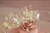 Strik Tiara's Haaraccessoires Met Oorbel 2 Stuks Bruiloft Accessoires Bruidskwaliteit Tiara Kristal Luxe Prinsessenkroon5624795