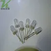 1000 pcs 5mm branco difusado lâmpada de luz lâmpada de luz emitindo diodo nevoento ultra brilhante plug-in DIY kit prática de grande angular