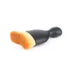 Zachte Ovale Borstel Foundation Brush Cream Puff Brush Power Wine Glasvormige Make-up Schoonheid Cosmetische Borstel met Bescherm Deksel