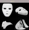 Halloween Julfestival Masquerade Party Props Ornaments Dekoration Hip-Hop Dance Jabbawockeez Mask White Ghost Mask