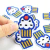 10 STUKS Little Cake Geborduurde Patches voor Kleding Ijzer op Transfer Applique Voedsel Patch voor Jeans DIY naaien Borduurwerk Sticker231W