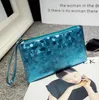 Women Sequins Zipper Clutch Bag Phone Wallet Purse Key Coins Handbag Pouch Bags Storage bag Cosmetic Bags Mobile phone bag 6 Colors
