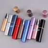 Luxury Mini Portable Spray Bottle Empty Perfume Bottles Colorful 6ml Refillable Perfume Atomizer Travel Accessories 9 Colors gift
