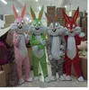 2017, disfraz de Bugs Bunny hecho en fábrica, mascota de dibujos animados para adultos, mascota de personaje de conejo de dibujos animados lindo, mascota