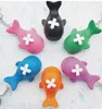 Tier Cartoon LED Taschenlampe Schlüsselanhänger Schlüsselanhänger mit Sound Spielzeug Kinder Geschenk