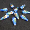 Wassertropfen Cloisonne Perlen Multi Farben Filigran Silber Blau Spacer Lose Perlen Für DIY Schmuck Armband Handwerk Charms Cloisonne Perle