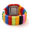 La mode conçoivent des enfants colorés enfants garçon fille LED silicone numérique montre occasionnelle