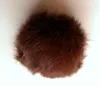 Hand made 6cm quality rabbit fur accessories round PomPom pompons ball, various colors available, 50pcs/set