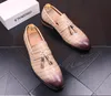 Italian Men Crocodile Skin Genuine Leather Driving Shoes Classics Europe Style Good Quality US Soft Comfortable Loafers M99