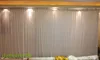wedding decorations curtain black backdrop color Party Curtain Celebration draps Background Satin Drape wall valance customized 3M high by 6M wide