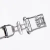 Accessori per fumo del nodo di diamanti in quarzo con giuntura lucida da 10 mm da 14 mm 19 mm e ciotola da 19,5 mm diagamera