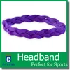 새로운 도착 끈으로 묶인 비 미끄럼 스포츠 머리띠 anti-glissement 그립 headbands는 상품에 당신의 시선을 지킵니다