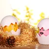 Yolk Night Light Led Night Light DIY Creative Gifts USB Batteridriven Ny lampa 3 Olika ljusstyrka Härlig skuggmaterial ABS + PC