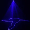 AUCD新しいミニポータブル8 CH DMXブルーレーザースキャナー効果ステージ照明DJパーティークラブショーLEDプロジェクターライトDM-B450