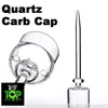 Universal Quartz Carb Cap For Domeless Quartz Nails with 2 Air Holes and One Dabble, Length 4.3 inches