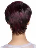 Xiu zhi mei sintético cabelo mulheres short bob peruca cabelo curto perucas curtas para mulheres negras cor pixie corte feminino afro-americano