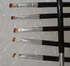 Märke Makeup Tools 12 # Brush Ögonbryn Borstar Svart Dubbel Headed Eye Brow Brolde