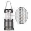 Cinza Super Bright Lightweight 30 LED Camping Lanterna Luzes Portátil Resistente à Água Acampamento Acampamento Lâmpada