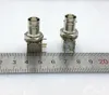 10pcs / lot 5pin bakır kaplama nikel RF koaksiyel bağlantı BNC Kadın soket bölme Dik Açı PCB Dağı BNC Konnektör