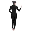 Ensnovo Unisex Cosplay Nylon Spandex Jumpsuits en Rompertjes Lycra Bodysuit Turtleneck Spandex Lange mouw Pak Footless Unitard