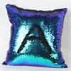36 colors Double Sequin Pillow Case cover Glamour Square Pillow Case Cushion Cover Home Sofa Car Decor Mermaid Christmas Pillow Covers