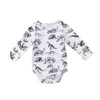 Verano bebé mameluco infantil bebé niña niño ropa dinosaurios impreso sin mangas mamelucos mono traje de baño de algodón trajes de una pieza ropa para niños