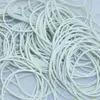 High Quality 500pcs/Pack 50mm White Color Rubber Band Strong Elastic Band School Office Supplies Free Shipping Papelaria