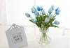 50PCS Latex Tulips Artificial PU Flower bouquet Real touch flowers For Home decoration Wedding Decorative Flowers 11 Colors Option