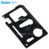 11 in 1 Survival Credit Card Multi Tool Fits Perfect Your Wallet Multitool 50PCS DHL2163361