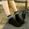 Nouveau Style Preppy Coton Chaussettes Bande Casual Femmes Chaussettes Multi Couleur Dame Chaussettes Corée Style Japonais Chaussettes