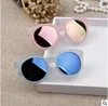 kids sunglasses boys glasses Brand Designer Children Round Kid Girls Sunglasses Anti-uv Reflective Mirror Candy Color Fashion Sun Glasses Oc