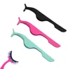 eyelash tweezers Curvex clip stainless steel eyelash curler sexy Eye Lash Applicator Makeup Cosmetics Tools Lash Tweezers Applicator Clip