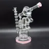 유리 봉 공장 리사이클 봉 버드 케이지 워터 파이프 봉 Bubbler Mobius 매트릭스 사이드카 유리 조인트 14.4 mm