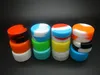 卸売35色3ml 5ml 7mlの食品グレードの非スティックDabberシリコーンのワックス油の容器jar dabの容器のための泡立て器