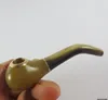 About 8CM Long Yellow Trumpet Horn LAORENTOU Imitation Yellow Horn Pipe Pipe