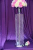 Luxury crystal beaded wedding aisle pillar for weddings decor